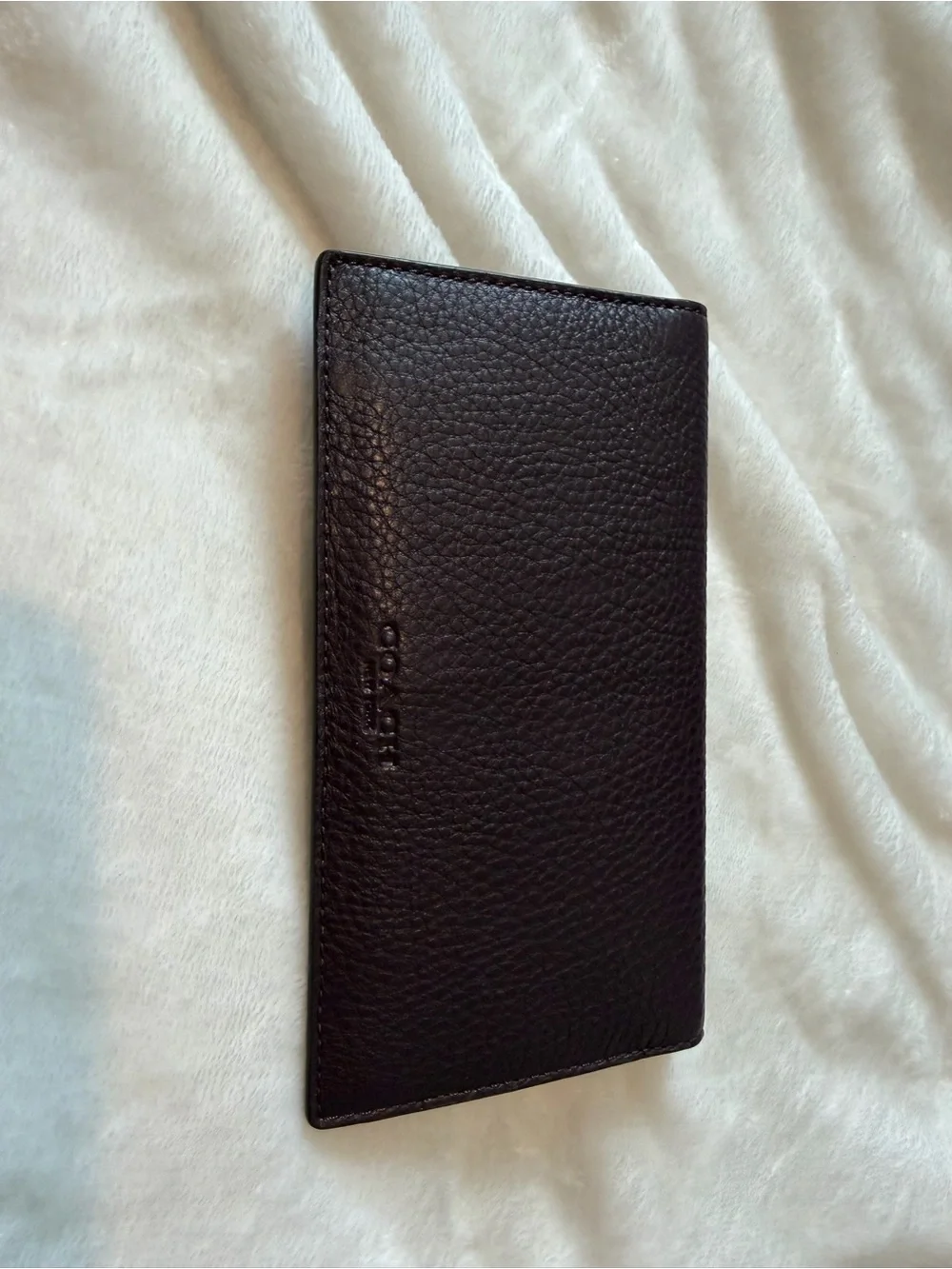 Vintage Coach Women's Leather Turnlock Wallet - Plum
